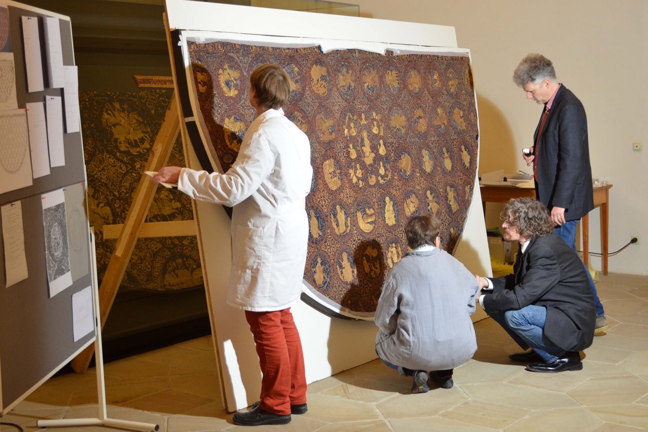 The research team spent five years studying the imperial mantles.